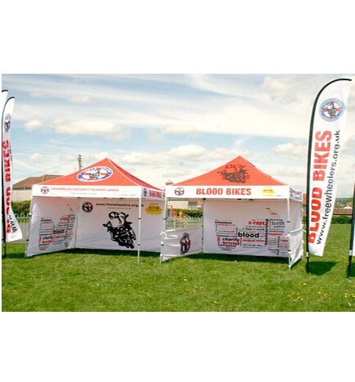 American Phoenix 10"x10" Digital Graphics Logo Printed Custom Event Easy Pop Up Canopy Tent+ Printed Custom Side Wall available (Black Frame, 10"x10" Canopy with 3 sidewall  )